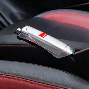 Universal Car Handbrake Grips, Hand Brake Cover Protection, Fits Audi Models, Interior Accessories, Parking Brake Decoration, Interchangeable Knob