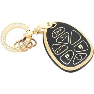 Key Fob Cover Fit for Chevy Tahoe Suburban GMC Yukon/Yukon XL 1500 2500 Cadillac Escalade ESV/EXT