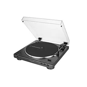 Audio-Technica AT-LP60XBT-BK Fully Automatic Wireless Belt-Drive Turntable (Black) (ATLP60XBTBK)