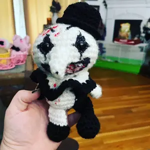 Art the clown amigurumi plush