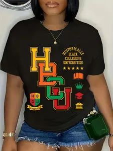 100% Cotton HBCU Historically Black Colleges Universities Grad Alumni T-Shirt