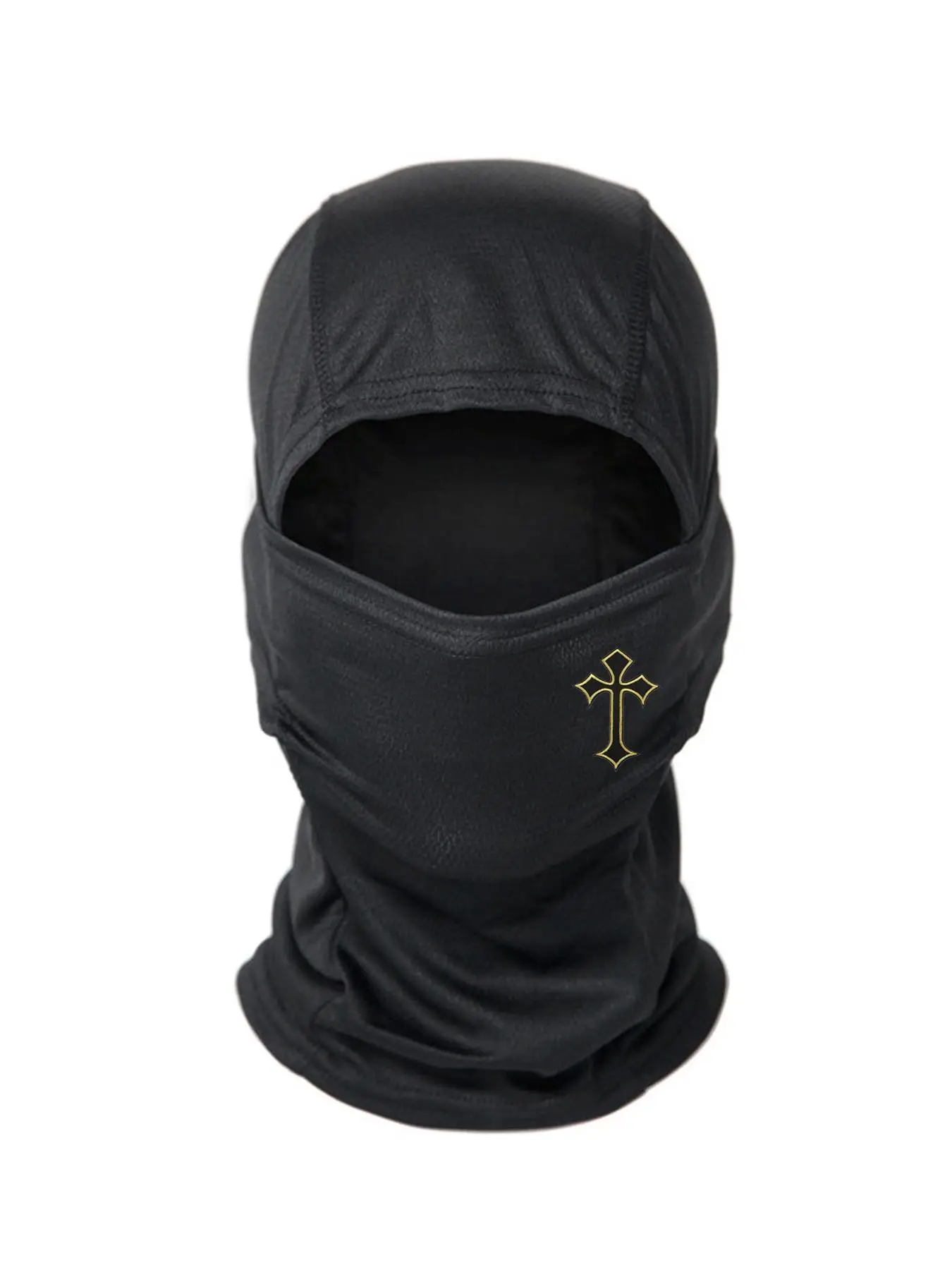 Cross Print Balaclava Mask, Breathable Sun Protection Cycling Face Mask, Full Face Mask for Outdoor Sports Running Cycling Climbing