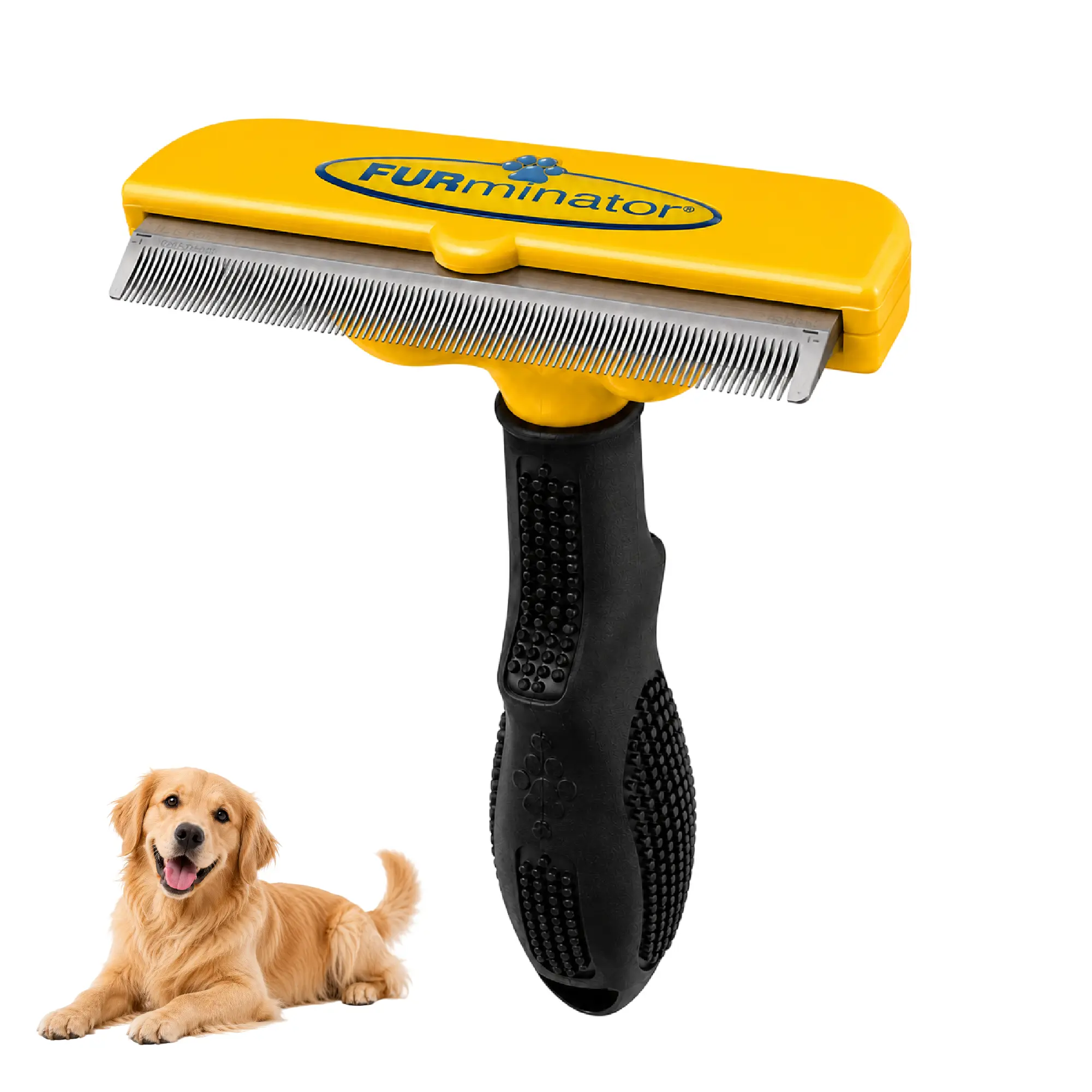 Furminator Undercoat deShedding Tool for Large Dogs With Long Hair, 1 Piece Furminator Undercoat deShedding Tool for Large Dogs With Long Hair, 1 Piece
