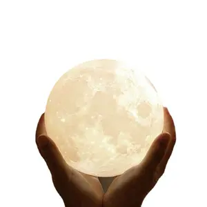 Floating Moon Lamp Creative Gift Birthday Present for Girls and Boys Small Night Light Same Style Small Table Lamp Bedroom Bedside Lamp