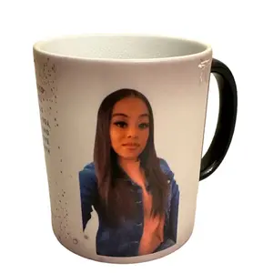 Personalized Mug - Custom color changing desi Design Featuring an Image of a Person. 11oz