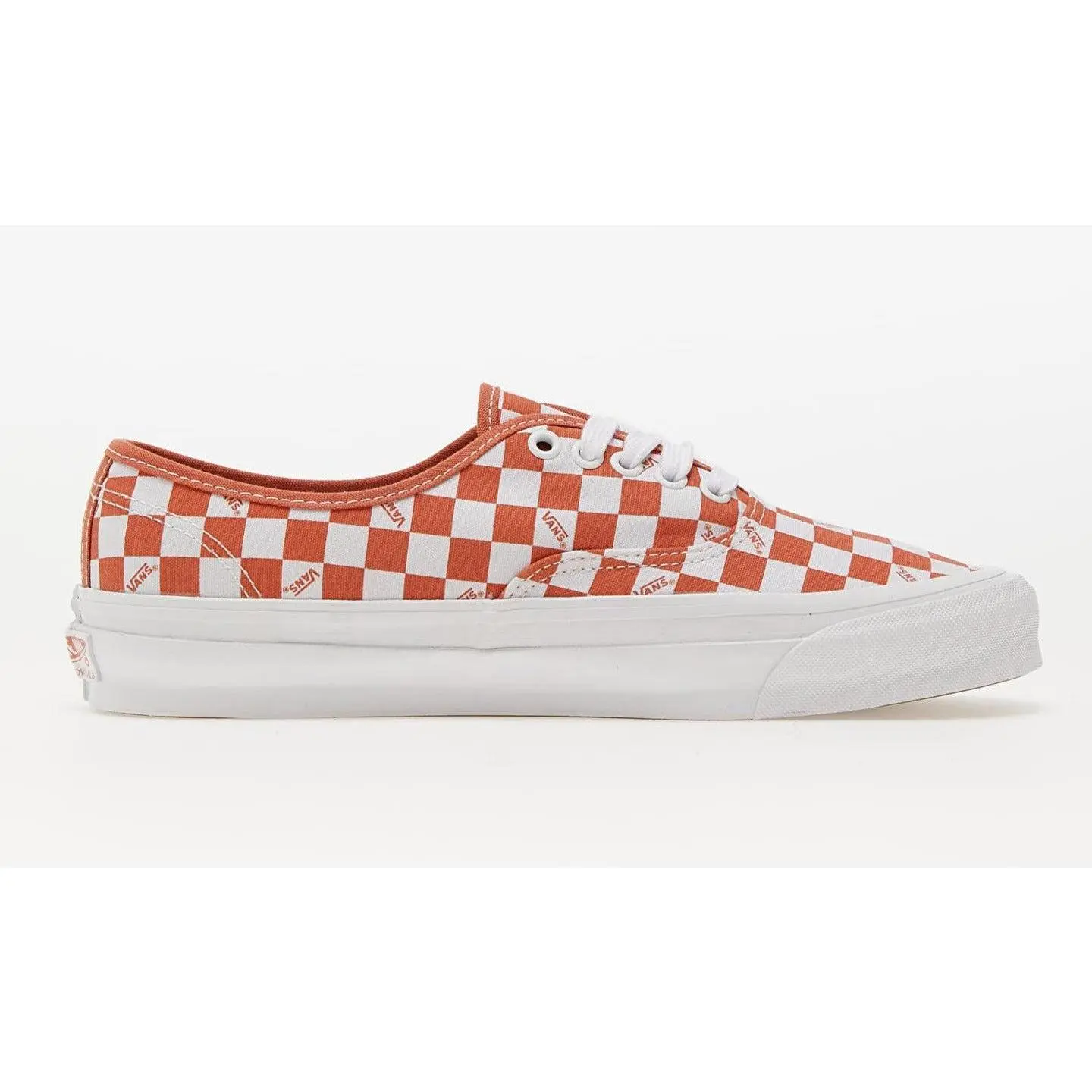 [VN0A5FBD0HL] Mens Vans VAULT OG AUTHENTIC LX 'CHECKERBOARD MECCA ORANGE'