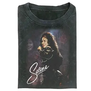 Selena Vintage 90's Graphic Unisex Shirt, Selena Tribute Tee, Music Tee Gift For Fan, Gift for Him Her Womenswear Tops