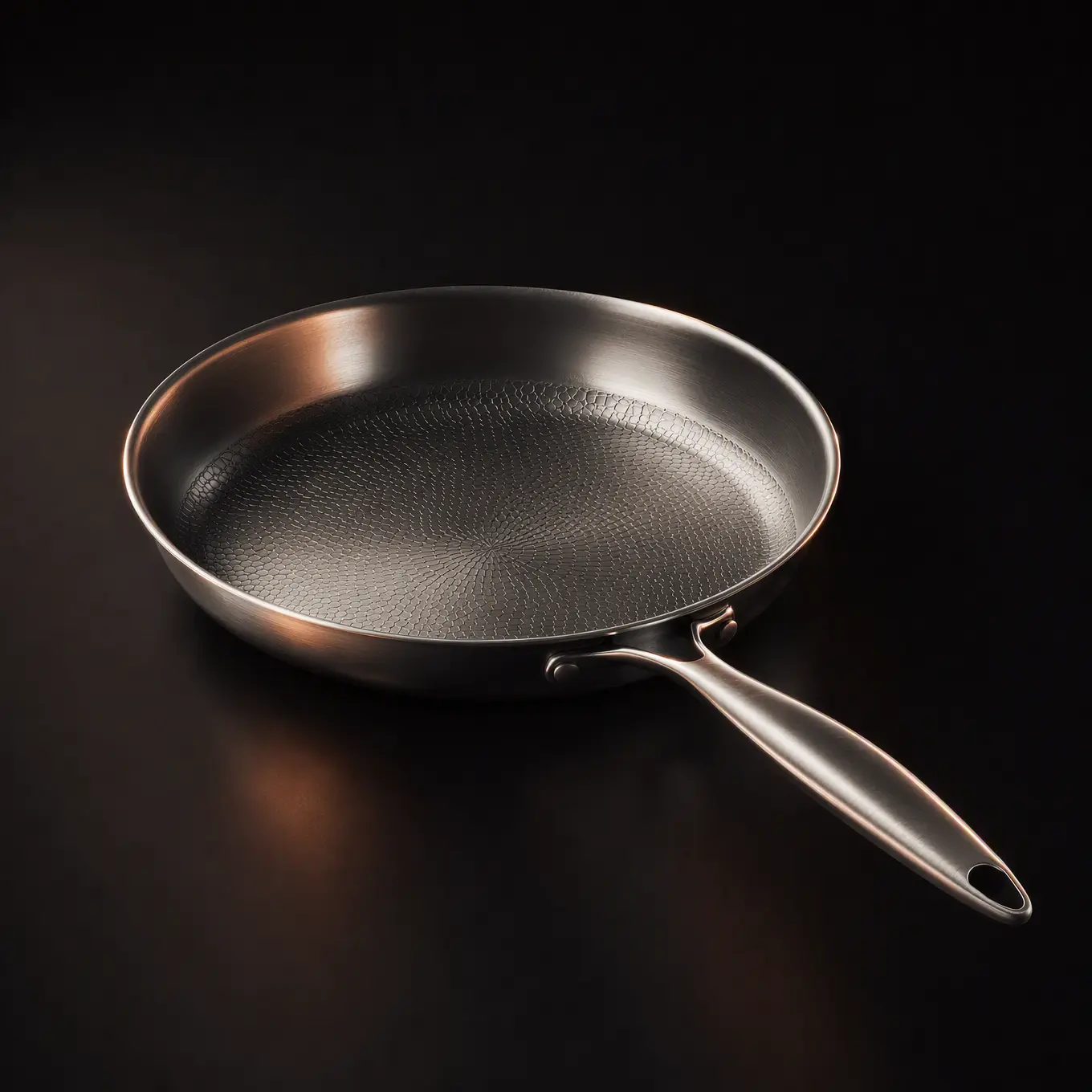 Hand-Hammered Titanium Pan