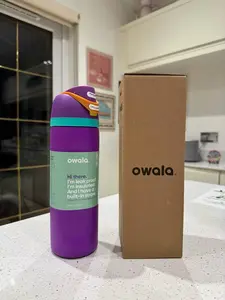 [ Sale ] Owala 24oz FreeSip Stainless Steel Water Bottle
