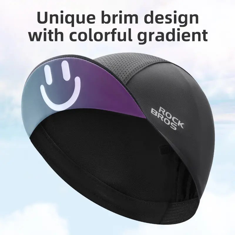 ROCkBROS 29g Bicycle Cap - Unisex Summer Anti-Sweat Lightweight Cooling Sports & Outdoor Hat, Cycling Helmet Headband for Hiking/Light Outdoor Trekking, Cooling Cap Sports & Outdoor Hats