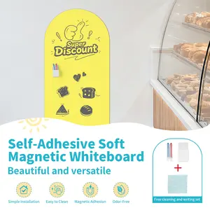 Original Magnetic Wall Decal for Drawing & Learning, Multifunctional Whiteboard Chalkboard Decals for Schools, Homes & Offices