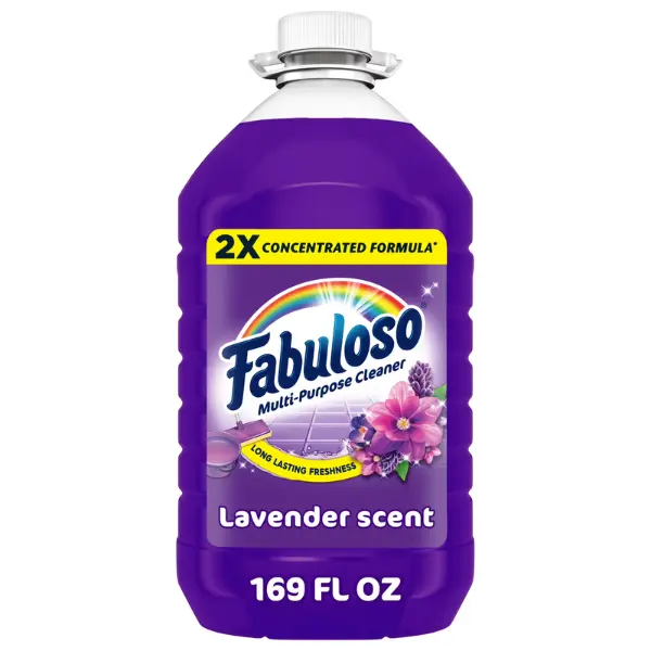 Fabuloso 2X Multi-Purpose Cleaner, No Rinse Floor Cleaner, Lavender Scent, 169 fl oz