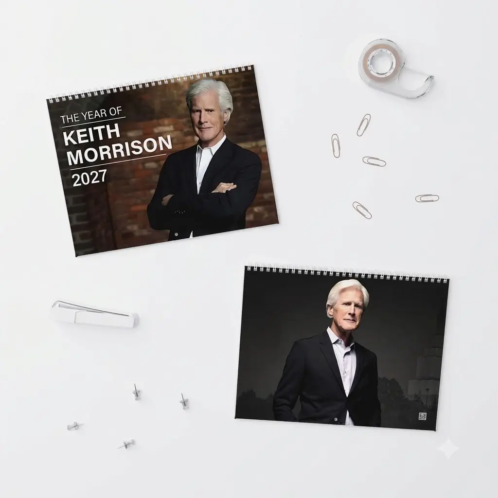 Keith Morrison 2027 Wall Calendar, Desktop Calendar 2027, Keith Morrison Best Lines Graphic Calendar, Home Decorating