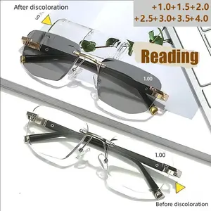 Photosensitive Color-Changing Anti-Blue-Light Presbyopia Glasses popular  model Reading Glasses For Women And Men 205