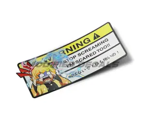 Warning Sticker: Stop Screaming I'm Scared Too!
