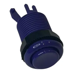 Original IL Concave Arcade Push Button 28mm Authentic Arcade Button Purple (Industrias Lorenzo PSL-L)