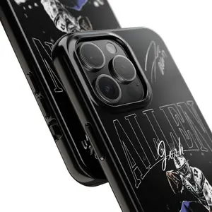 Vintage Josh Buffalo Signature Football Phone Case, “Walking Road” Step Brothers Style, Tough Shockproof Protective Cover, Fan Gift, Compatible with iPhone 11-17 Pro Max/Plus and Samsung Galaxy S23-25