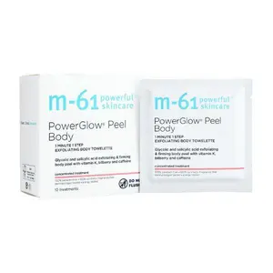 Bluemercury m-61 PowerGlow Peel Body 10 Treatments, Brightening, Hydrating, Smoothing