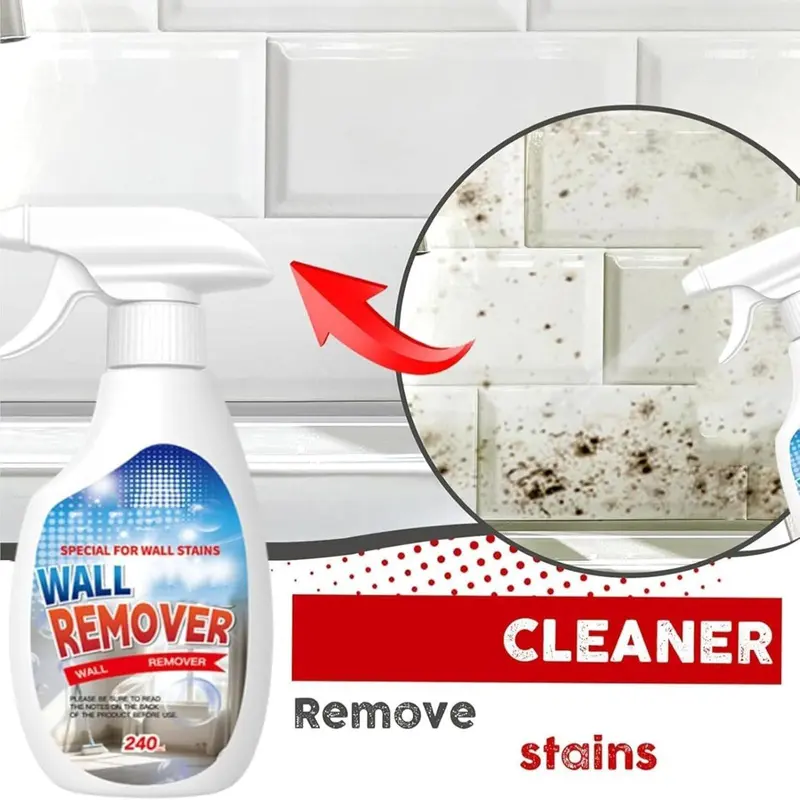 Stain Removal Spray, Wall Cleaning Spray, Multi-surface Cleaning Solution, Powerful Cleaning Solution, Removes Dirt and Stains, Household Cleaner, All Purpose Cleaner, Multipurpose Surface Cleaner