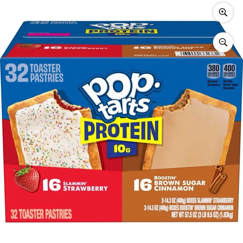 Pop-Tarts Protein Variety Pack, 32 ct. Pop-Tarts Protein Variety Pack, 32 ct.