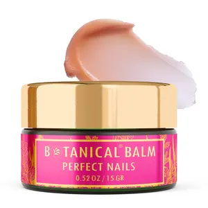 Botanical Perfect Nails Balm Essential Repair for Dry Brittle Nails and Revitalizing Cuticle Care - 0.52 Oz