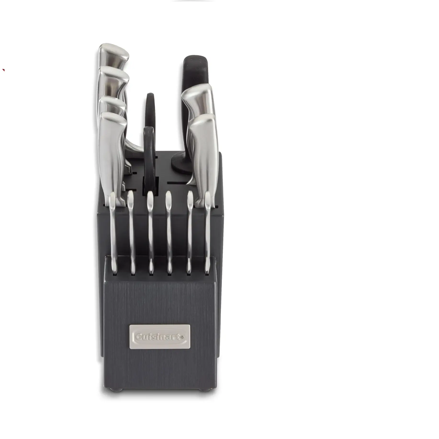 Cuisinart C77SS-15PKCG 15-Piece Stainless Steel Hollow Handle Block Set, Gray