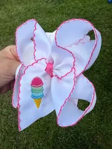 Sweet Scoop Ice-cream Cone Bow