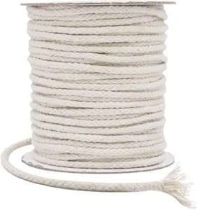5mm Macrame Cord, 165Feet Braided Cotton Rope Thick Craft Twine for Macrame  Hangers, Wall Hangings, Drawstrings, Clothes Lines, DIY Crafts (Beige)