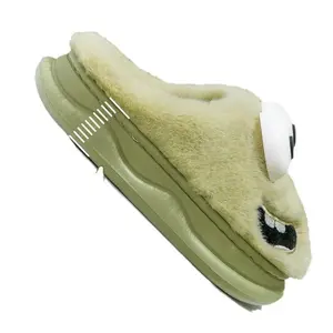 Tongue Kiss Slippers Big Eye Dog Slippers,Cute Funny Big Eye Dog Fun Cartoon Package Head Eva Men Slippers For Women