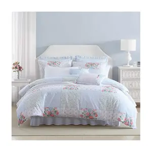 Laura Ashley Hope Patchwork Twin Comforter ShamSet