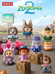 Disney Zootopia Series Citizen Plush PVC Figures Blind Box Trendy Collectible Toy Plush Pendant Hangable Decor for Handbag Canvas Bag Ideal Gift for Friends Students Valentine Gift for Girlfriends