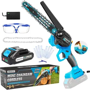 Mini Chainsaw 8 inch, Cordless Mini Chainsaw with 2.0Ah  & Charger,  Chain  for Branches  ,Anniversary Birthday Gifts for Men Dad,for Him Husband