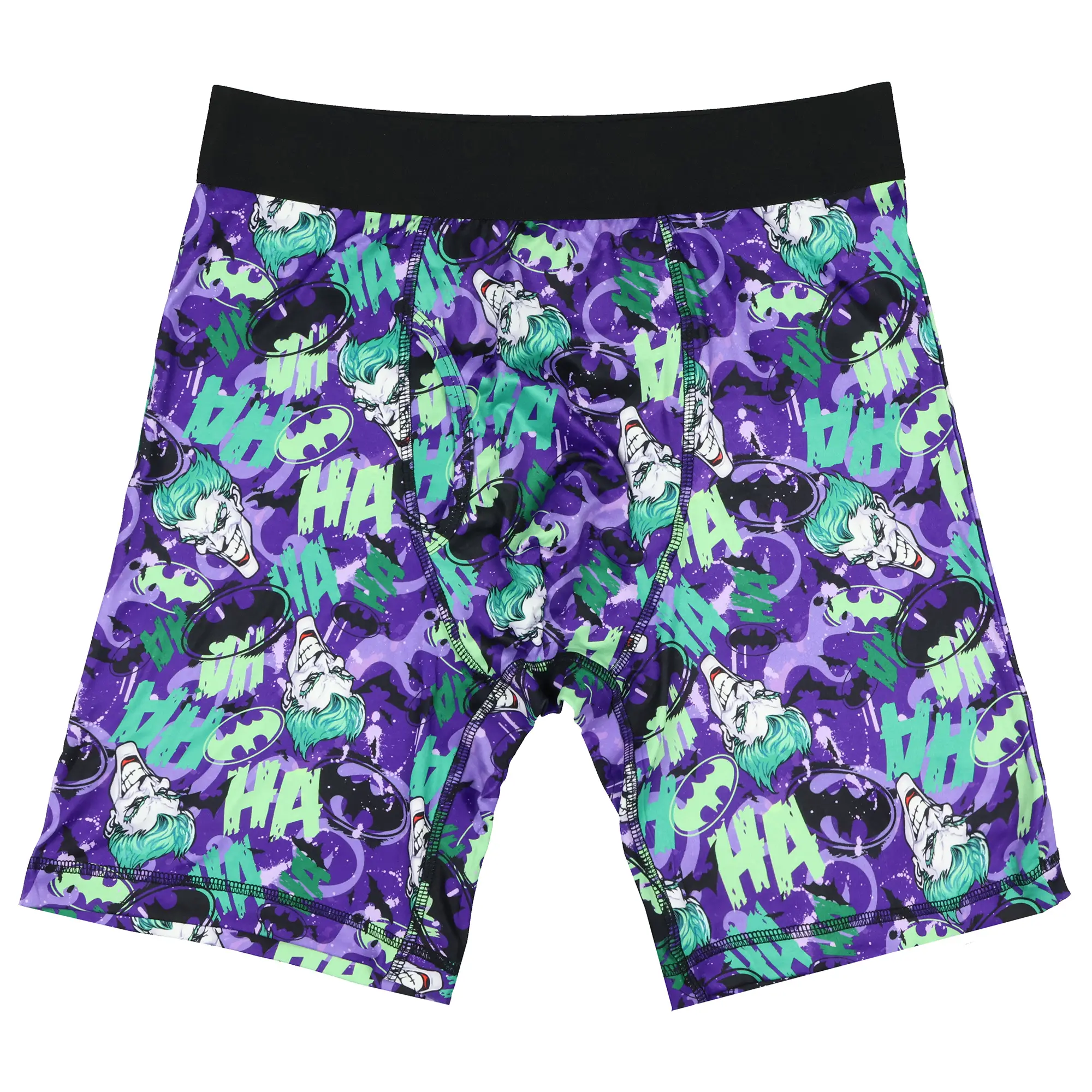 PJammy DC Comics Batman-The Joker Graphic Men's Fitted Boxer Briefs, Minimize Ride-Up, Smooth Finish Adult Underwear