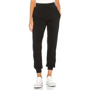 The Range Vital Rib Jogger in Black