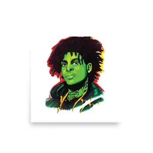 Lil Tony Inspired Art Print Decor Matte Poster 10.3 Mil Thick Paper 189 g/m² Japan Sourced Artistic Wall Decoration for Room & Office Ornaments Photo