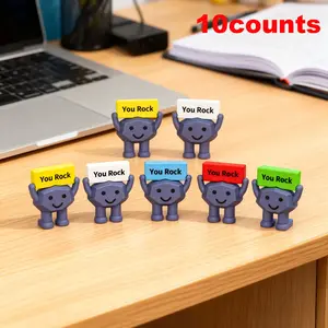 Random 10 Mini Inspirational Figurines Decorations, Encouragement Birthday Gifts for Colleagues Employees Teachers, Christmas Graduation Presents
