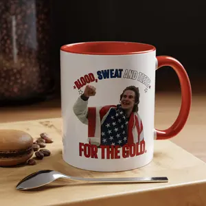 [Mug] Team USA Hockey Gold – Down But Never Out, Gift Idea