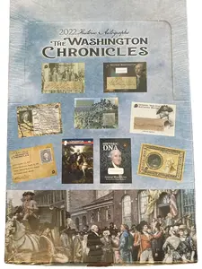 2022 The Washington Chronicles 24 Pack Hobby box - Historic Autographs Collectible Trading Cards