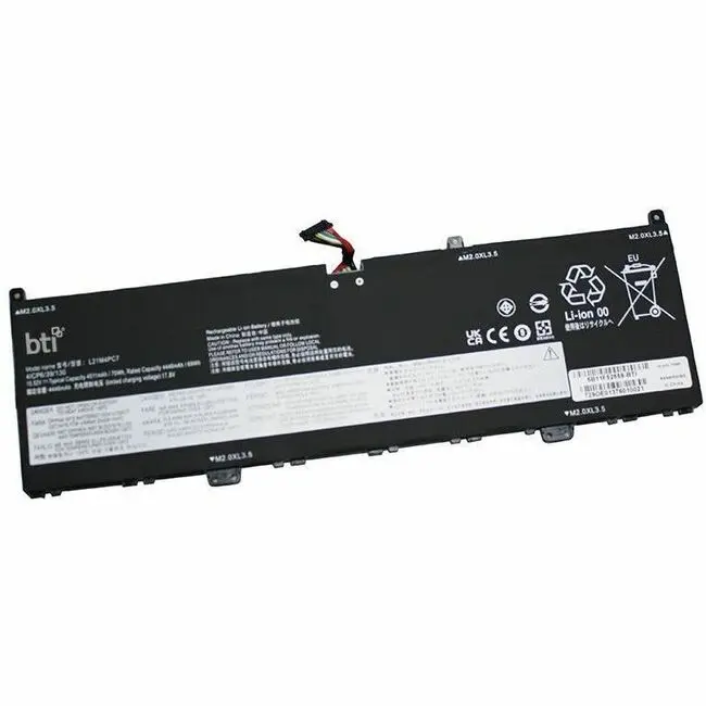 BTI 5B11F52558-BTI 15.52V 70WHR LI-ION BATTERY 5B11F52558 L21M4PC7 5B11F52560 5B11H31567 5B11H31568 5B11H31571 5B11N51736 5B11N51758 5B11F52556 L21M4PE0 L21C4PE0 L21D4PC4 SB11F52563 L21D4PE0 SB11H31570 L21C4PC4 SB11F52557 YOGA SLIM 7 PROX 5B11F52558BTI