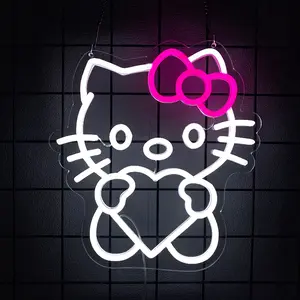 Cat Neon Signs for Wall Decor Cute Neon Lights for Bedroom Led Business Signs Suitable for Bedroom Man Cave Christmas Best Gift