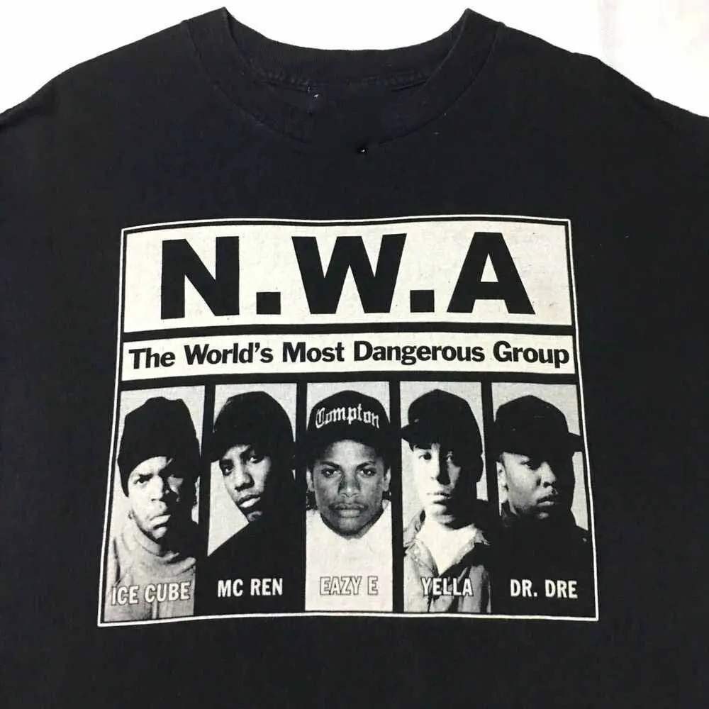 Nwa Straight Outta Compton T-Shirt Unisex Cotton Classic Tee All Size T-Shirt S-6XL