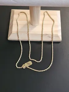 14k gold necklace 24 inch