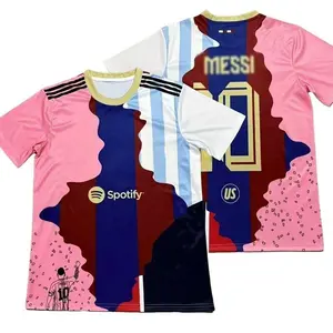 Shirt 2526 Commemorative Edition M10 No.10 Retro Sports Fitness Adult Football Suit Comfortable Lightweight T-shirt