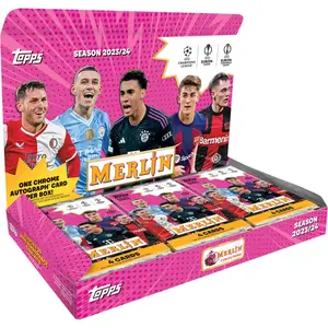 2023-24 Topps Chrome Merlin UEFA Club Competitions Soccer Hobby