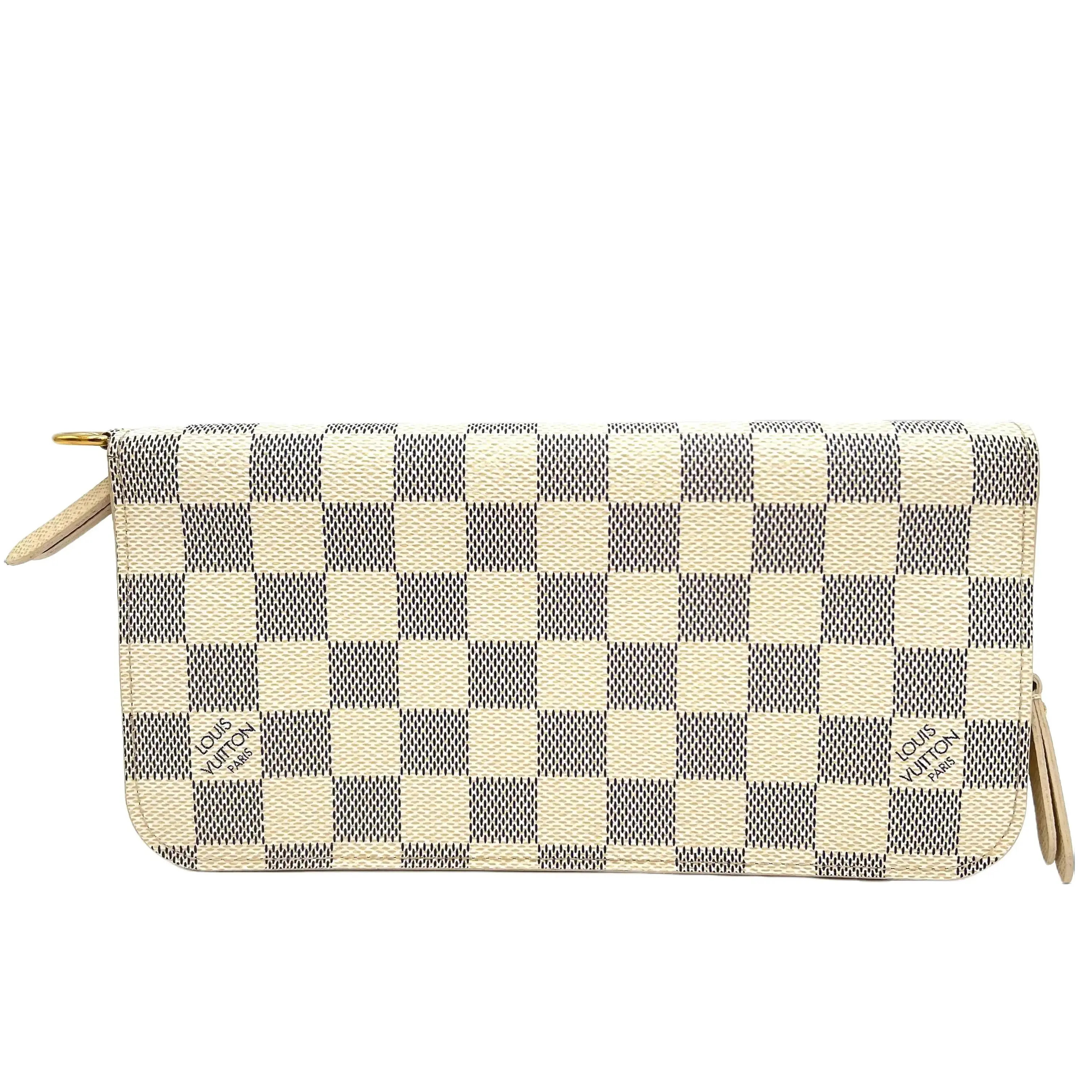 Pre-owned Louis Vuitton coated canvas Wallet DAMIER AZUR INSOLITE WALLET