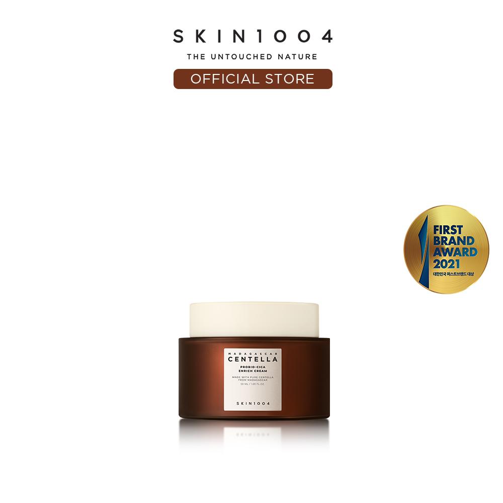 [SKIN1004 Official Shop] Probio-Cica Enrich Cream 1.69 fl oz. (50ml) - Anti-Aging Moisturizer with Fermented Centella Asiatica & Macadamia Seed Oil for Smooth, Youthful Skin