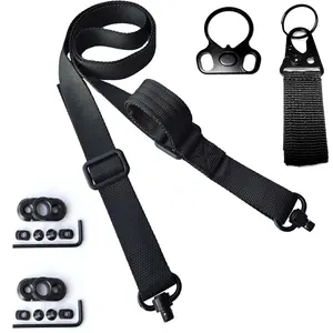 Durable and practical two-point traditional load-bearing shoulder straps with quick-release QD swivel buckles, suitable for backpacks and other gear.