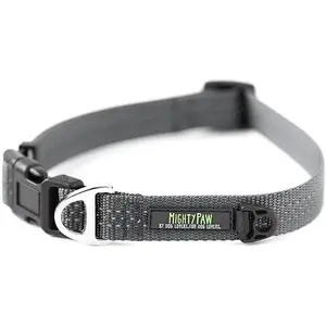 Mighty Paw Reflective Nylon Dog Collar for Safety