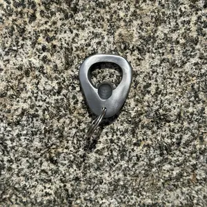 Hand forged keychain bottle opener