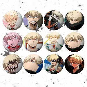 Cool Cartoon Katsuki Bakugo For Clothes Anime Enamel Pin Cute Things Cartoon Cosplay Badges On Backpack Brooch Art Gifts